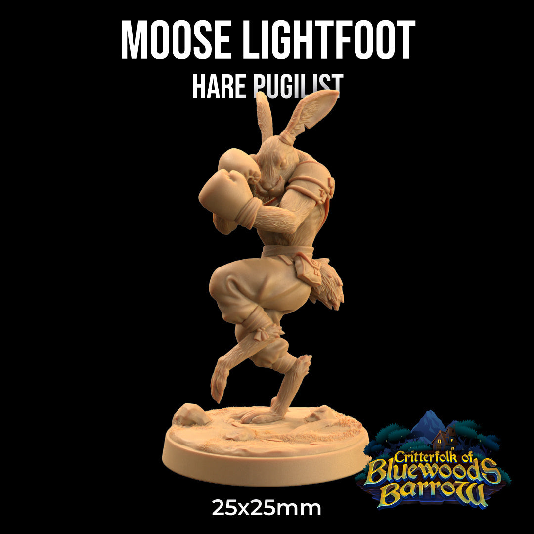 Moose Lightfoot, Hare Pugilist Lord   32mm, 53mm o 75mm