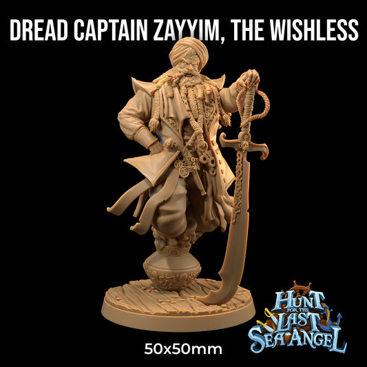 Dread Captain Zayyim, The Wishless,   32mm, 53mm o 75mm