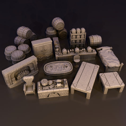 Tavern Furnishings Set