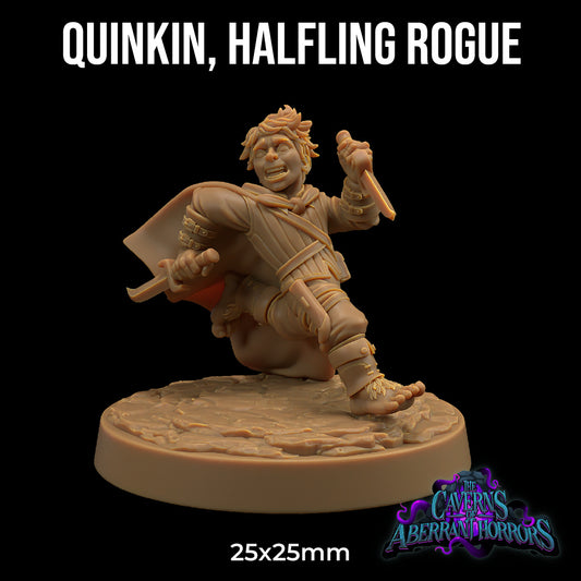 Quinkin, Halfling Rogue,   32mm, 53mm o 75mm