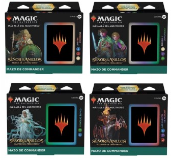 [MTG] Pack de 4 Mazos, Más allá del Multiverso: El Señor de los Anillos (Inglés)