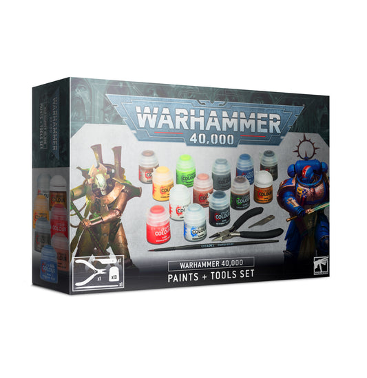 Juego de pinturas y herramientas Warhammer 40,000