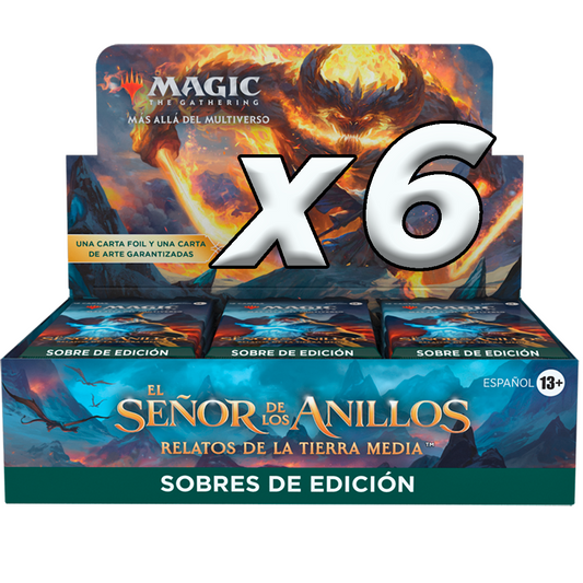 [CASE] MTG] 6X Más allá del Multiverso: El Señor de los Anillos Caja de Sobres de Edición (30) (Inglés)